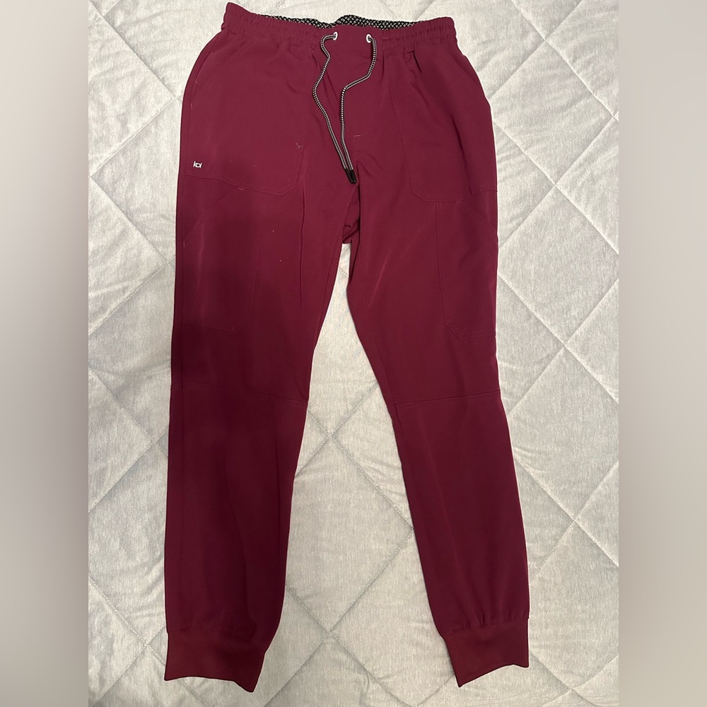 Koi Women’s Burgundy Scrub Pants